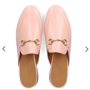 Gucci Princetown Leather Mule Pink